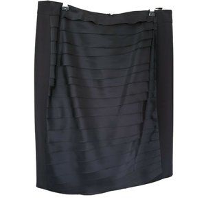 Ann Taylor Women's Skirt Black  Ruffle